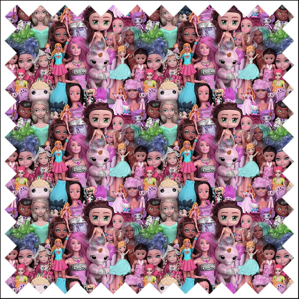 Girl Power Pink Dress Fabric – Muck N Brass