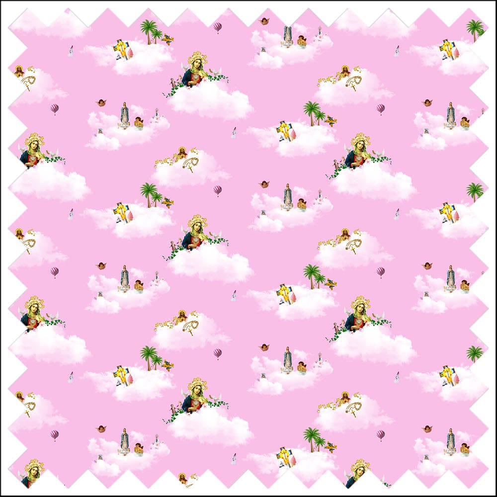 Muck N Brass Fabric Linen Look / Metre Mary's Clock Dress Fabric