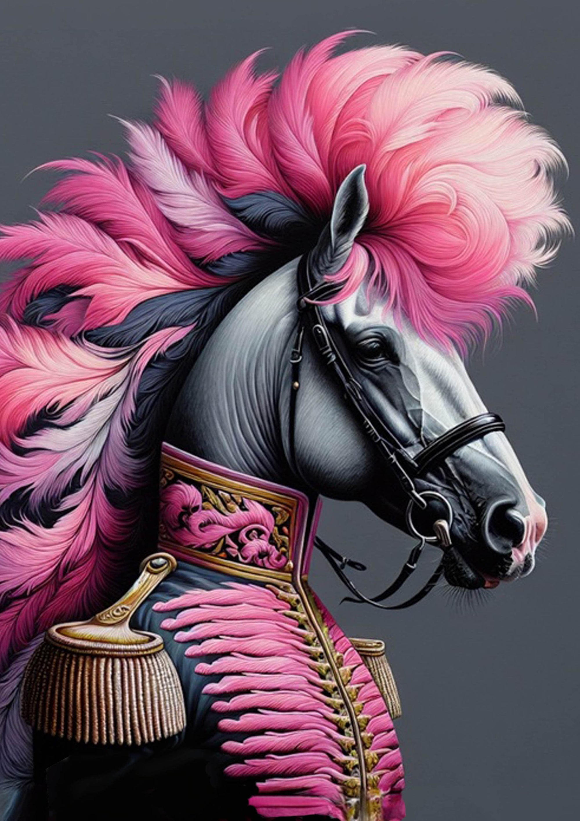 Muck N Brass Posters, Prints, & Visual Artwork A4 Steed Print