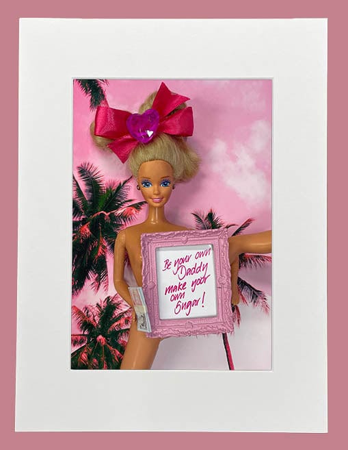 Muck N Brass Posters, Prints, & Visual Artwork A5 Mounted Sugar Daddy Print