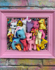 Muck N Brass Posters, Prints, & Visual Artwork Toys R Art Pony Art in a Pink Frame