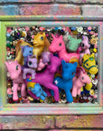 Muck N Brass Posters, Prints, & Visual Artwork Toys R Art Pony Art in a Splatter Frame