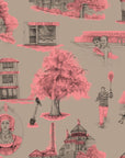 Muck N Brass Wallpaper Lewes Toile Luxury Wallpaper
