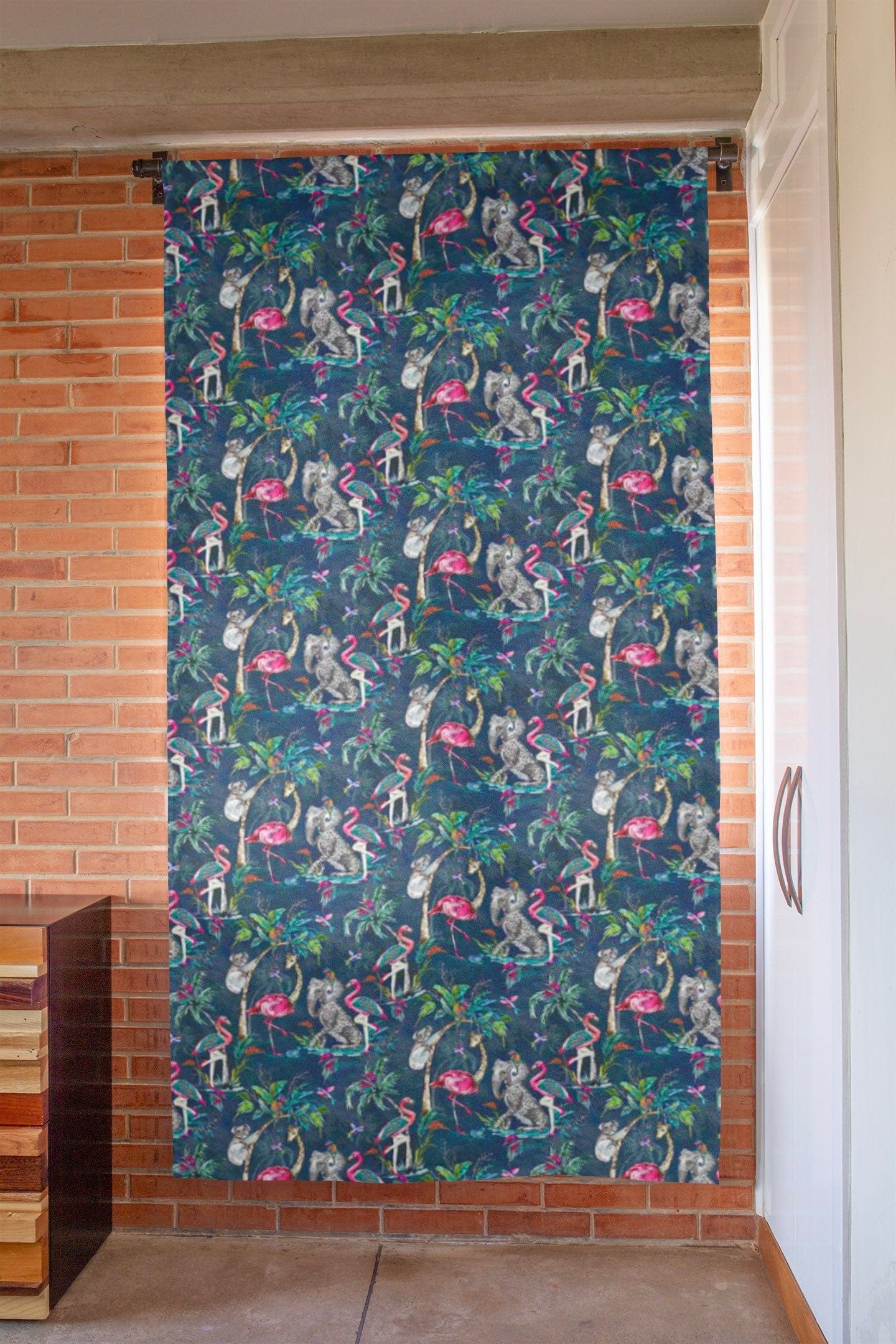 Muck N Brass Fabric ChiMiracle dark blue fabric