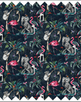 Muck N Brass Fabric Luxury Velvet / Metre ChiMiracle dark blue fabric
