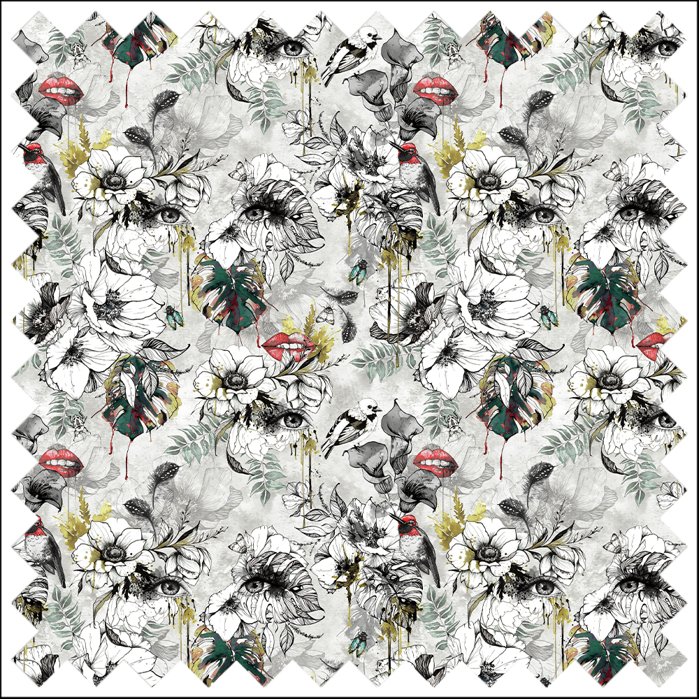 Muck N Brass Fabric Luxury Velvet / Metre Furtiva Lagrima fabric