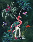 Muck N Brass Posters, Prints, & Visual Artwork Chimiracle emerald prints FLAMINGO
