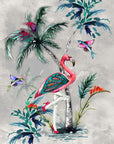 Muck N Brass Posters, Prints, & Visual Artwork Chimiracle grey prints FLAMINGO