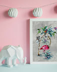 Muck N Brass Posters, Prints, & Visual Artwork Chimiracle grey prints GIRAFFE