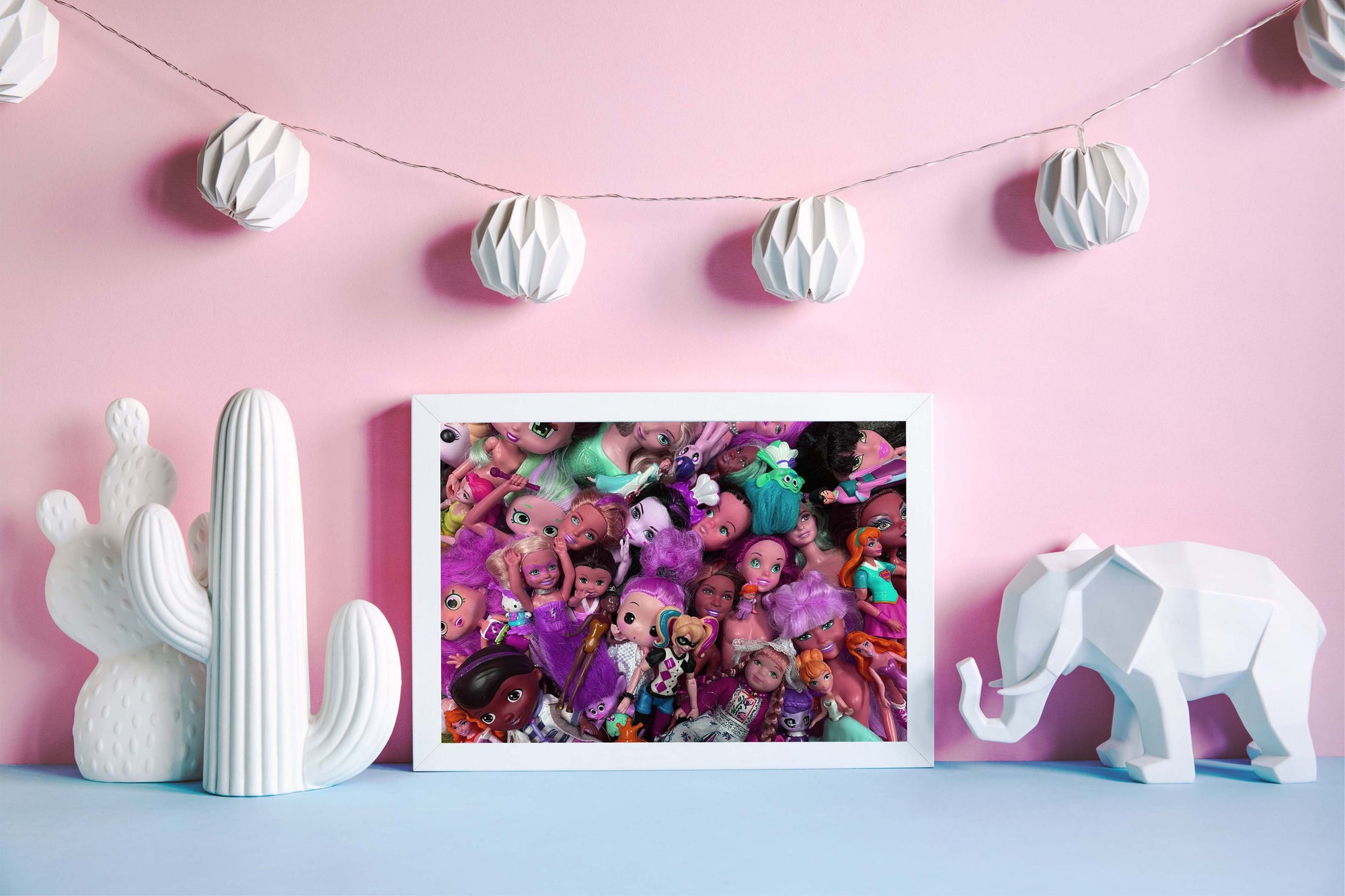 Muck N Brass Posters, Prints, & Visual Artwork Girl Power pink print