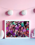 Muck N Brass Posters, Prints, & Visual Artwork Girl Power pink print