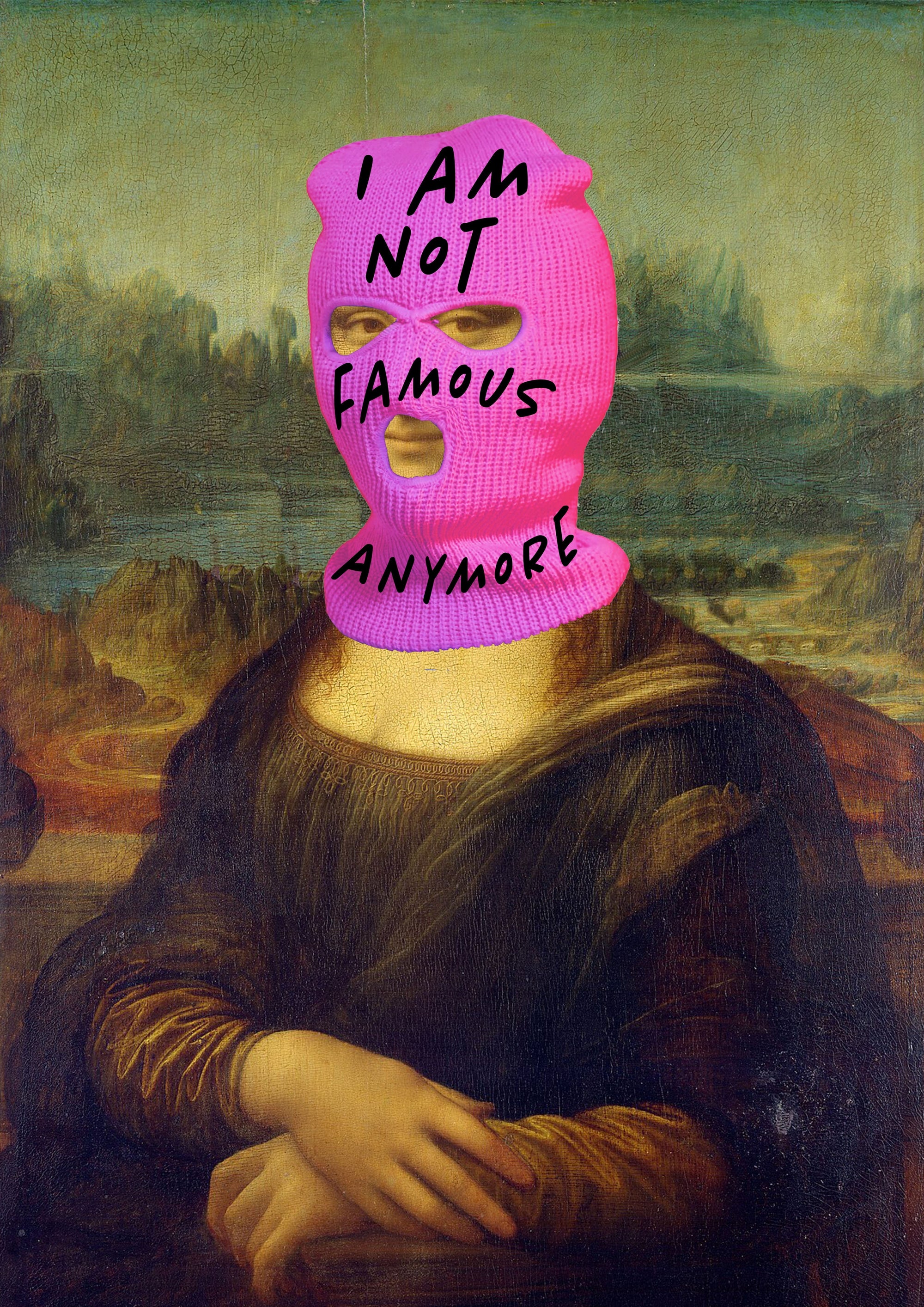 Muck N Brass Posters, Prints, & Visual Artwork Mona I am not famous