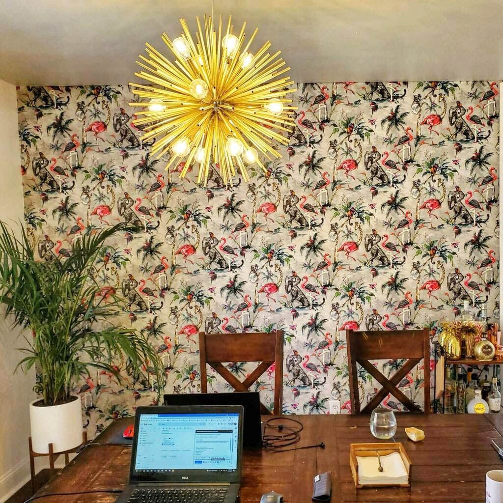 Muck N Brass Wallpaper ChiMiracle Grey Wallpaper