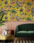 Muck N Brass Wallpaper ChiMiracle mustard Wallpaper