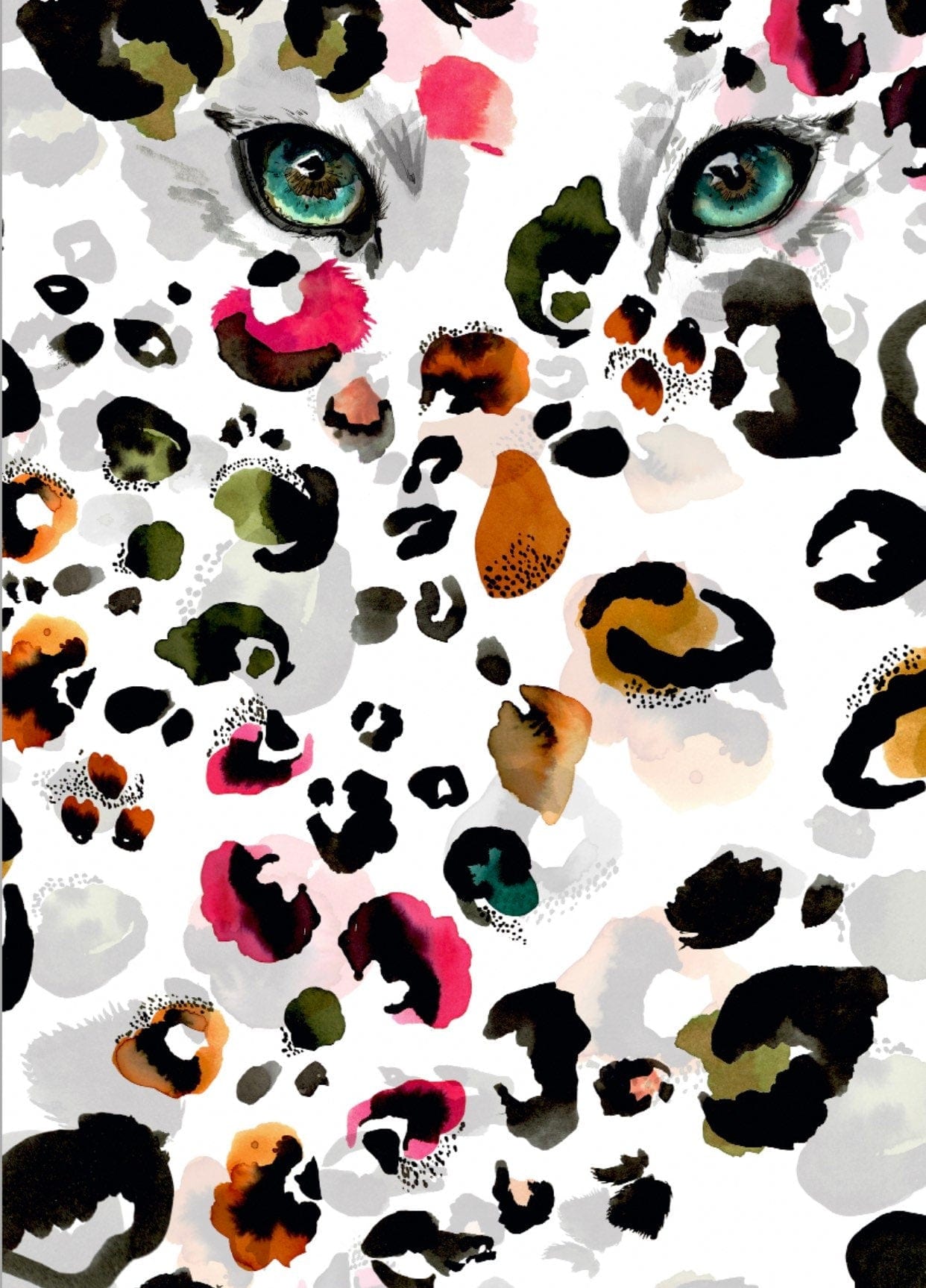 Muck N Brass Wallpaper Lazy Leopard Wallpaper