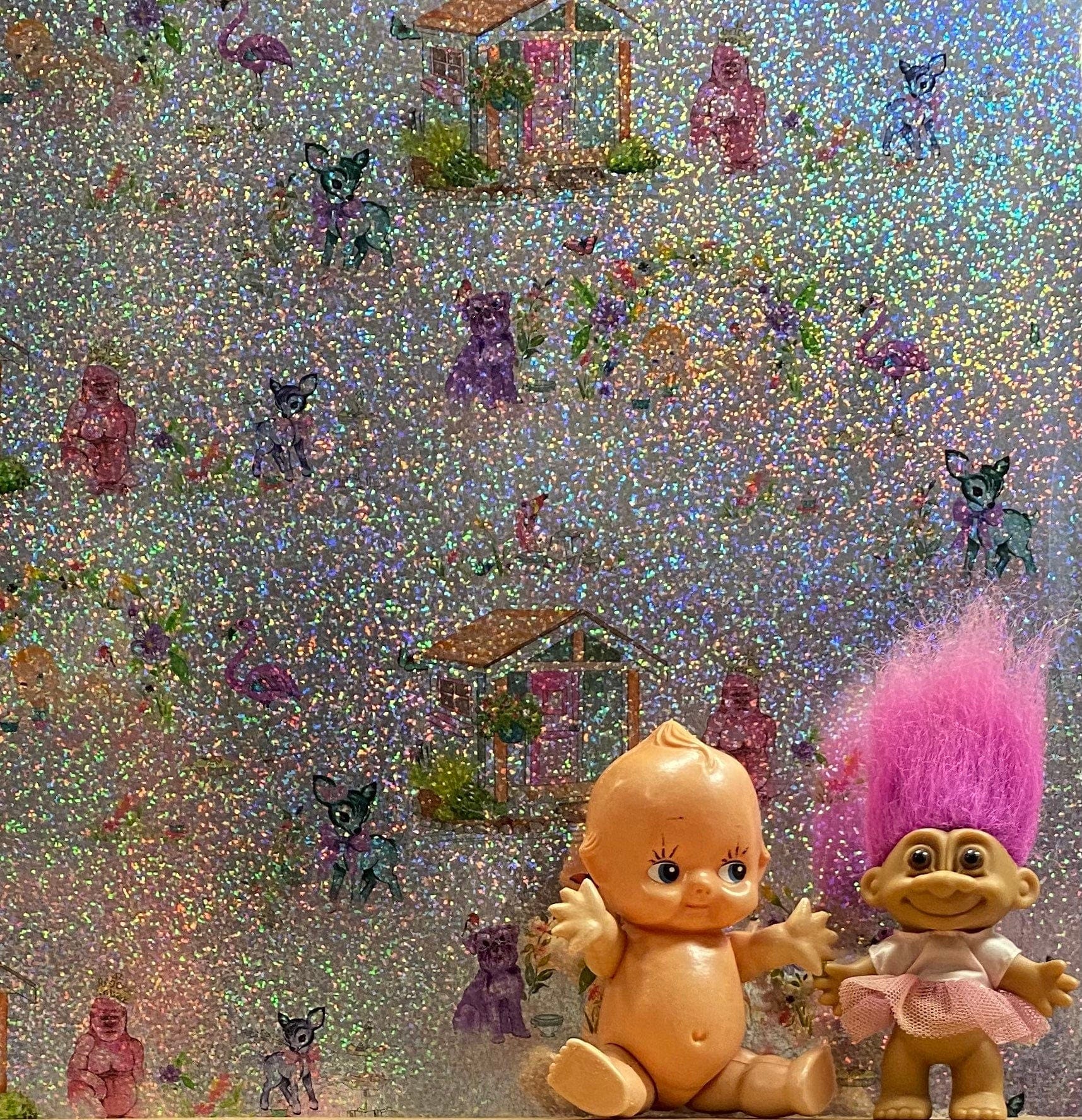 Muck N Brass Wallpaper Toile De Kitsch wallpaper