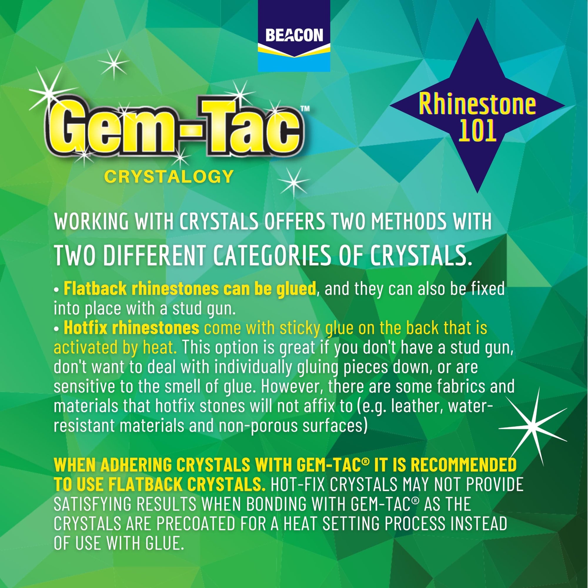 Beacon Beacon Gem-Tac 118ml Medium Bottle - Clear Adhesive for Fabric, Rhinestones, Glass, and More - Ideal glue for Embellishing Shoes, Gowns, Phones, and Accessories.