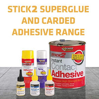 Everbuild Everbuild Stick2 Superglue High Viscosity – Suitable for DIY & Professional projects – Industrial Grade – High Strength – Rapid Setting – Clear – 20g