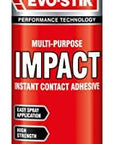 EVO-STIK EVO-STIK Impact Adhesive Spray, Bonds Immediately on Contact, High Shear Strength, Colour: Translucent Amber, Size: 200ml Spray Can