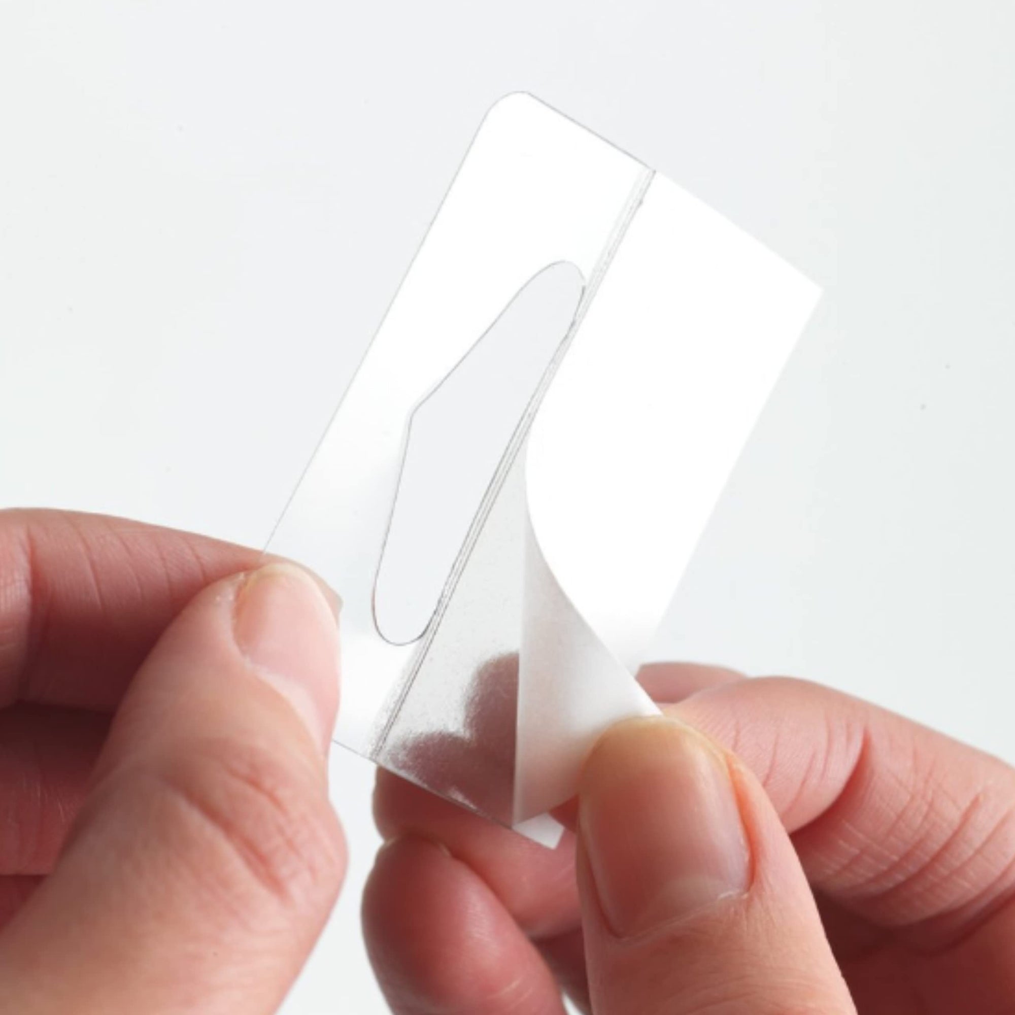 GSAP GSA - Flexible Euro Hooks Hang Tabs (1000pc) 50mm x 50mm Roll | Plastic Sticky Tabs for Euro Hooks &amp; Retail Display | Strong Adhesive Hanging Tabs