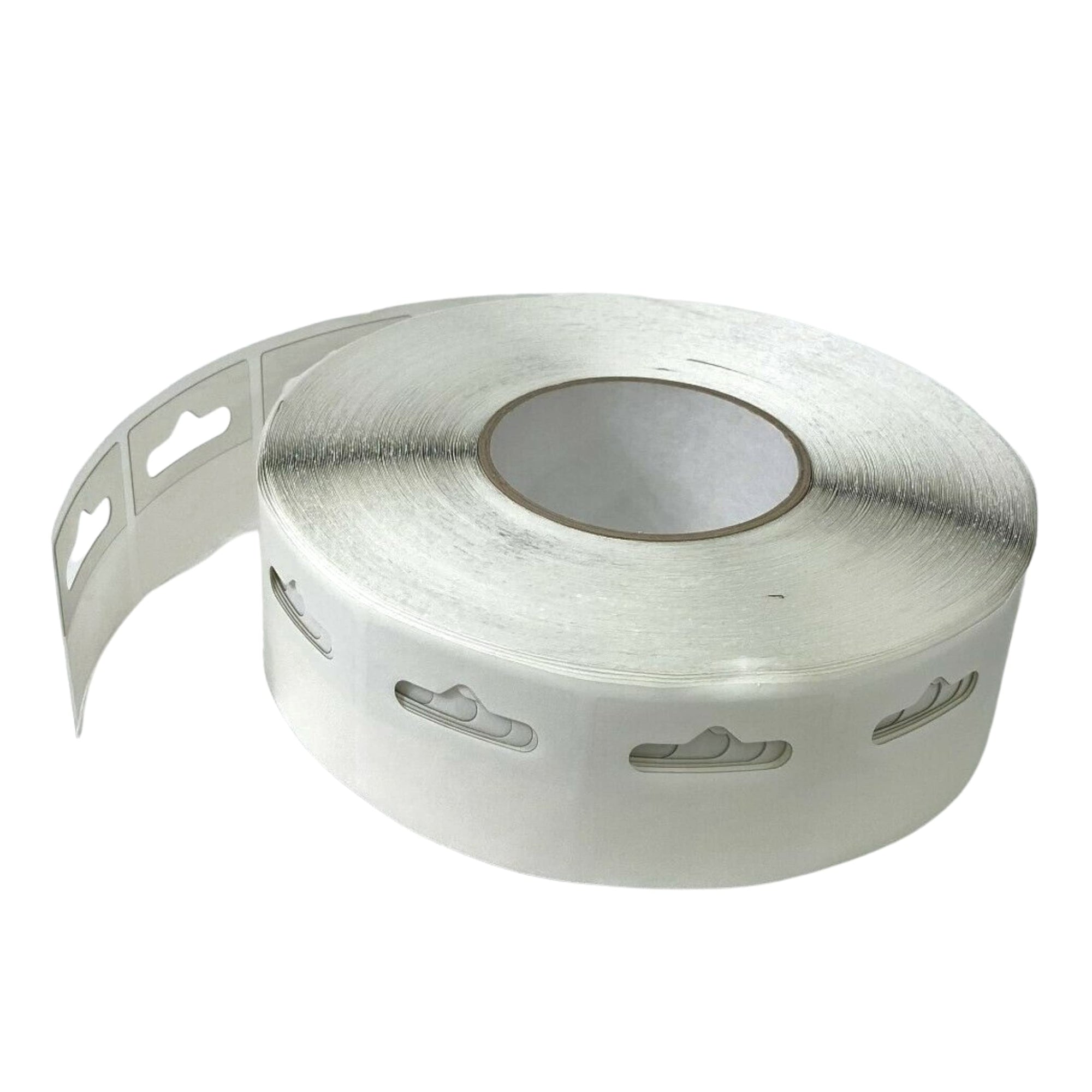 GSAP GSA - Flexible Euro Hooks Hang Tabs (1000pc) 50mm x 50mm Roll | Plastic Sticky Tabs for Euro Hooks &amp; Retail Display | Strong Adhesive Hanging Tabs