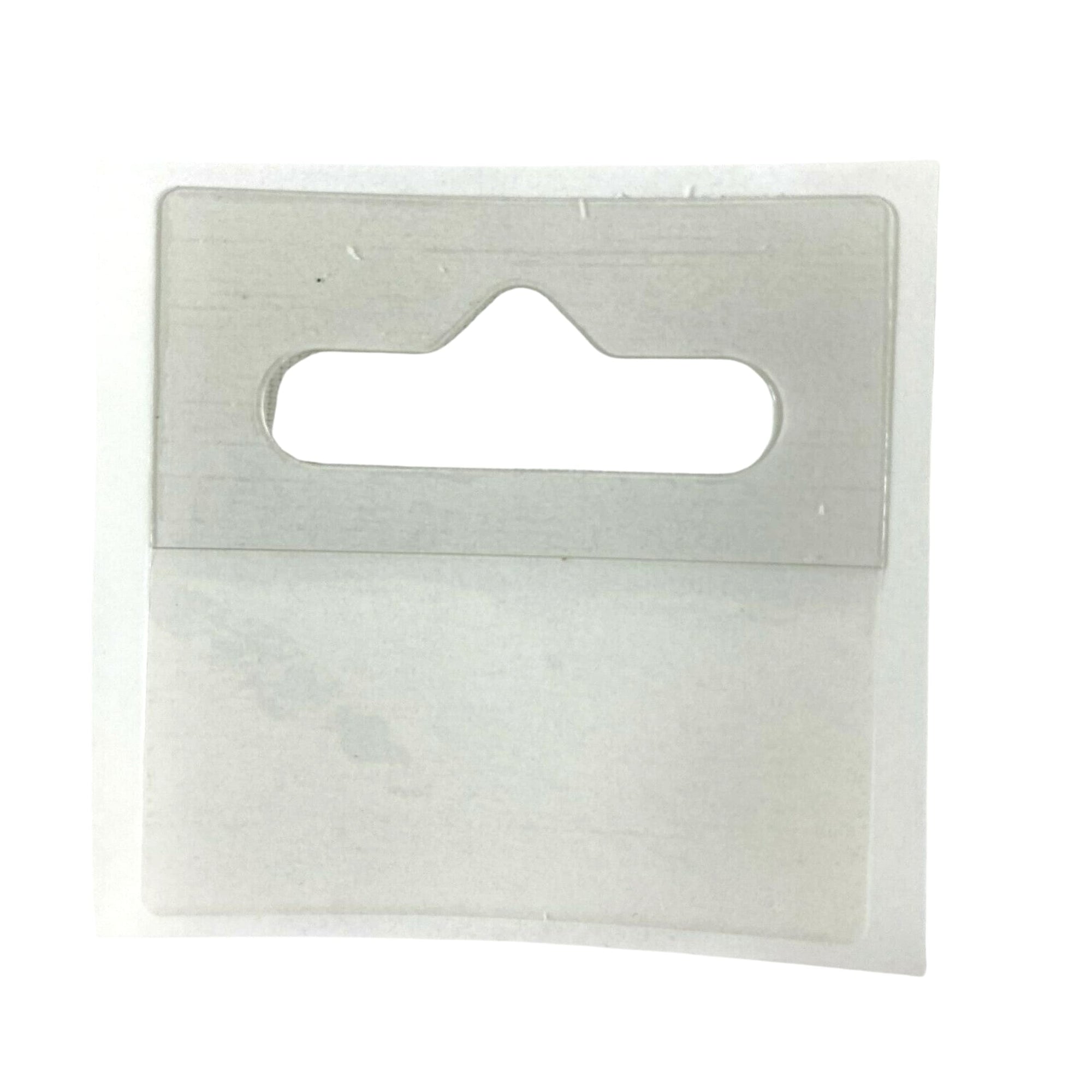 GSAP GSA - Flexible Euro Hooks Hang Tabs (1000pc) 50mm x 50mm Roll | Plastic Sticky Tabs for Euro Hooks &amp; Retail Display | Strong Adhesive Hanging Tabs