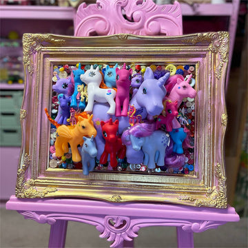 Muck N Brass Copy of Toys R Art Ponies Pink and Gold