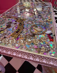 Muck N Brass Medium encapsulated jewellery resin table.