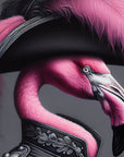 Muck N Brass Posters, Prints, & Visual Artwork A4 Major Flamingo Print