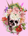 Muck N Brass Posters, Prints, & Visual Artwork A4 Muck N Brass Skull Print Pink