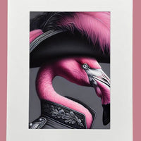 Muck N Brass Posters, Prints, & Visual Artwork Major Flamingo Print