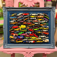 Muck N Brass Toys R Art - Cars in a blue vintage frame