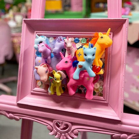 Muck N Brass Toys R Art Ponies Pink Frame