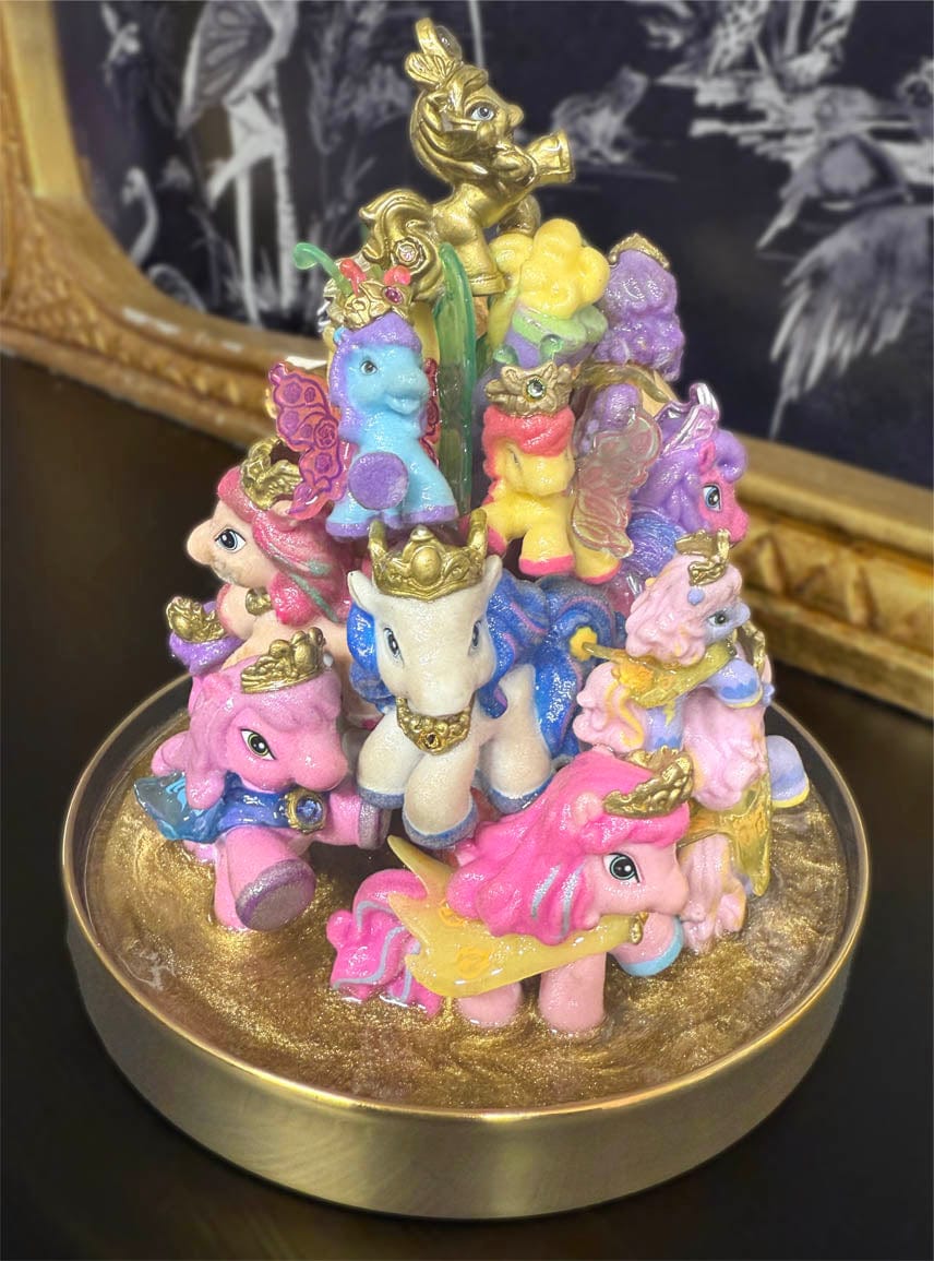 Muck N Brass Toys R Art Tower of Ponies