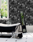 Muck N Brass Wallpaper ChiMiracle Black Wallpaper