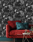 Muck N Brass Wallpaper ChiMiracle Black Wallpaper