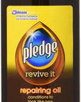 pledge Pledge Revive It, Repairing Oil, Dark Wood Polish, 100ml, Pack of 6