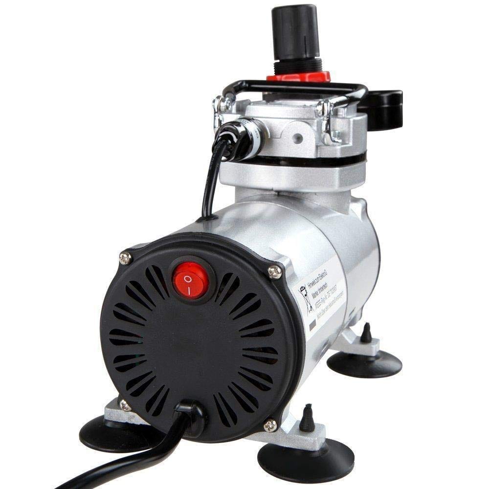 Timbertech Airbrush Kit with Air Compressor ABPST05 With Powerful Airf Muck N Brass