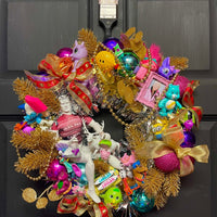 Muck N Brass Arts & Crafts Muck N Brass Kitsch Christmas Wreath Kit