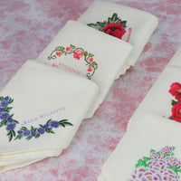 Muck N Brass Cloth Napkins Set of six ADULT ONLY napkins in Ivory or Pink