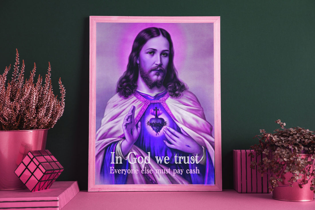 Muck N Brass Posters, Prints, & Visual Artwork In God we trust print