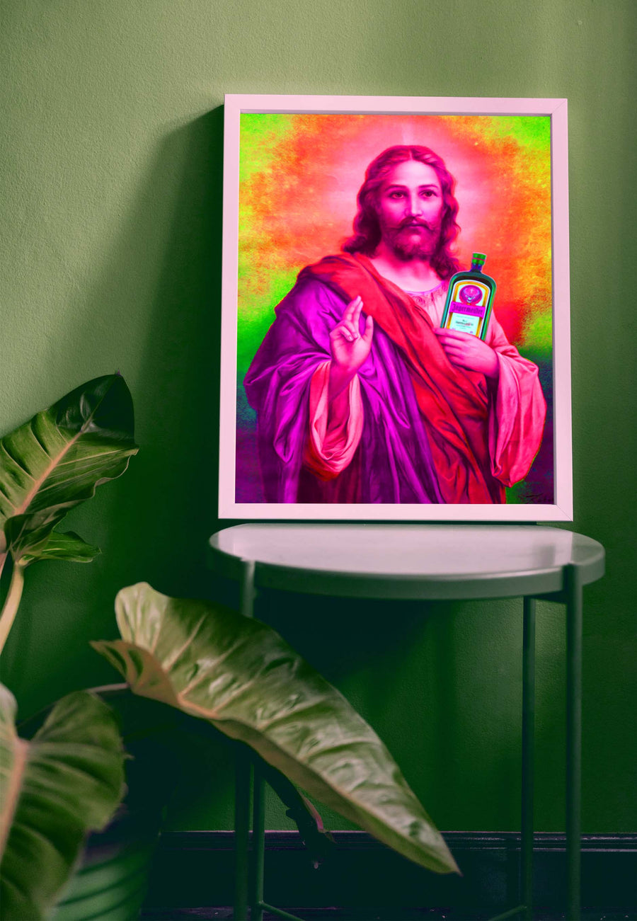 Muck N Brass Posters, Prints, & Visual Artwork Jesus Juice print