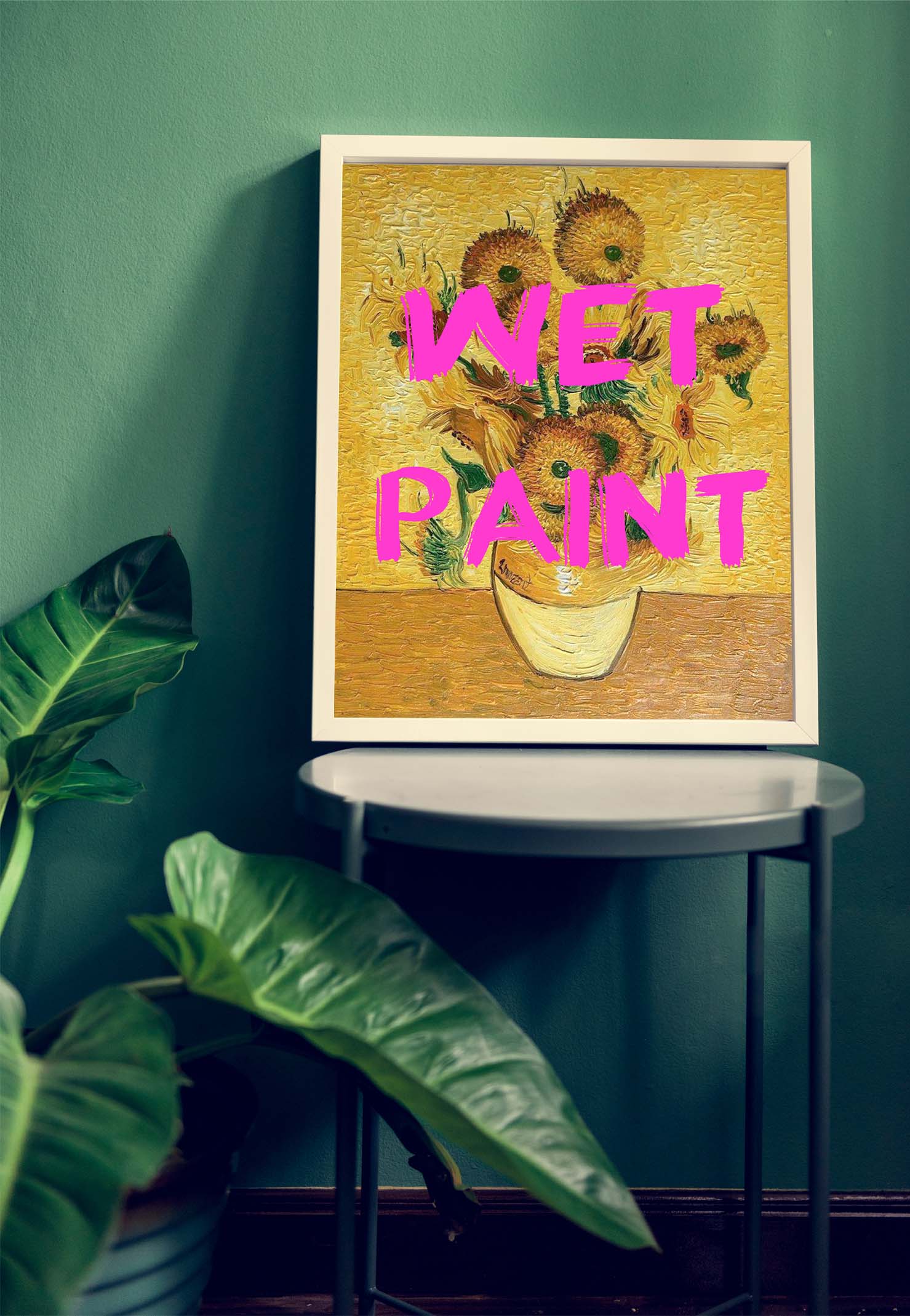 Muck N Brass Posters, Prints, &amp; Visual Artwork Wet paint print