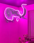 Muck N Brass Wall Light Fixtures LED Elephant head wall hanging light neon