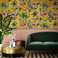 Muck N Brass Wallpaper ChiMiracle mustard Wallpaper