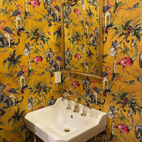 Muck N Brass Wallpaper ChiMiracle Mustard Wallpaper