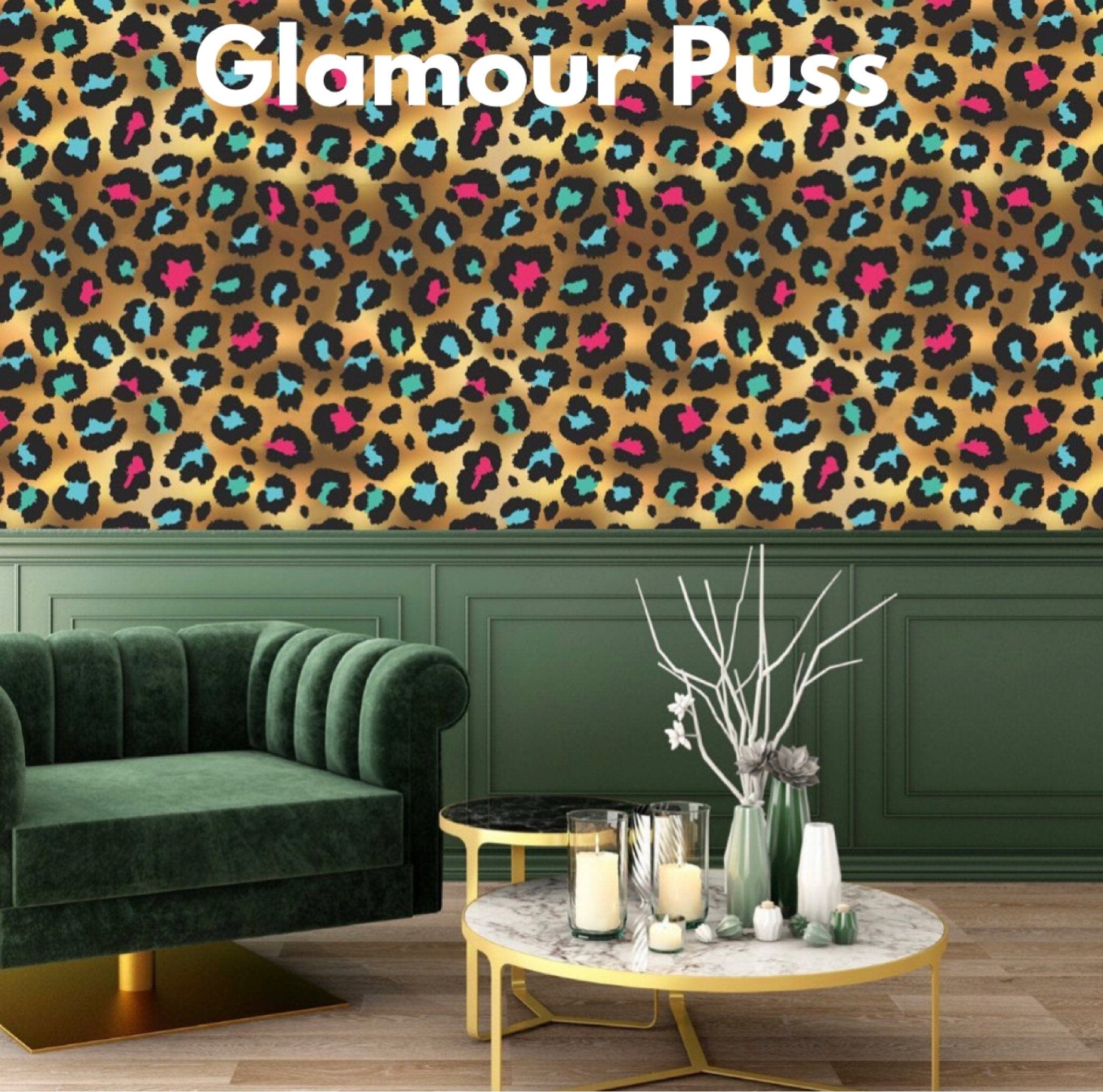 Leopard Animal Print Wallpaper in Blush Pink – I Love Wallpaper